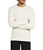 Murano Big & Tall Lux Textured Sweater, Color:Cream - Image 1