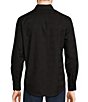 Color:Black - Image 2 - Big & Tall Pattern Jacquard Long Sleeve Woven Shirt