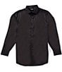 Murano Big & Tall Slim Fit Solid Sateen Woven Shirt - Image 2