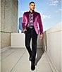 Murano Big & Tall Slim Fit Velvet Suit Separates Jacket - Image 5