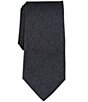 Color:Grey - Image 2 - Big & Tall Solid Textured 3 1/8#double; Silk Tie