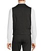 Color:Black - Image 2 - Big & Tall Suit Separates Notch Vest