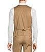 Color:Brown - Image 2 - Big & Tall Wanderin West Collection Double Breasted Pinstripe Suit Separates Vest