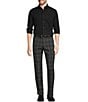 Murano Big & Tall Wardrobe Essentials Solid Long-Sleeve Woven Shirt, Color:Black - Image 3