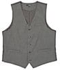 Color:Charcoal - Image 1 - Big & Tall Wardrobe Essentials Suit Separates Twill Vest