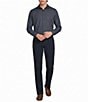 Murano Big & Tall Weekend Edit Slim Fit Plaid Coat Front Shirt - Image 3