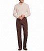 Murano Big & Tall Weekend Edit Slim Fit Solid Long Sleeve Woven Shirt - Image 3