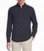 Murano Big & Tall Weekend Edit Slim Fit Solid Long Sleeve Woven Shirt - Image 5