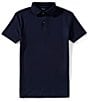 Murano Big Boys Liquid Luxury Slim Interlock Polo Shirt - Image 1