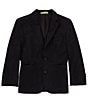 Murano Big Boys Slim Fit Performance Stretch Suit Jacket, Color:Black - Image 1