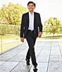 Murano Big Boys Slim Fit Performance Stretch Suit Jacket, Color:Black - Image 3