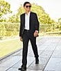 Murano Big Boys Slim Fit Performance Stretch Suit Jacket, Color:Black - Image 4