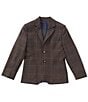 Murano Big Boys Slim Fit Plaid Blazer - Image 1