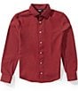Murano Big Boys Slim Performance Solid Button-Front Dress Shirt - Image 2
