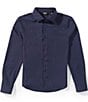Murano Big Boys Slim Performance Solid Button-Front Dress Shirt - Image 1