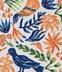 Murano Blue Jay Tropical Print 5#double; Inseam Swim Trunks - Image 3