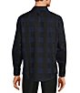 Color:Black - Image 2 - Buffalo Plaid Long-Sleeve Woven Shirt