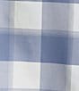 Color:Blue - Image 4 - Classic Fit Buffalo Plaid Long Sleeve Woven Shirt