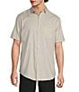 Murano Classic Fit Dobby Dot Short Sleeve Woven Shirt - Image 5