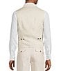 Murano Classic Fit Linen Suit Separates Stripe Vest - Image 2
