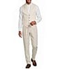 Murano Classic Fit Linen Suit Separates Stripe Vest - Image 3