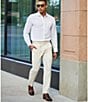 Murano Classic Fit Linen Suit Separates Stripe Vest - Image 5