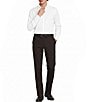 Murano Collezione Alex Slim Fit Performance Bi-Stretch Solid Suit Separates Flat Front Dress Pants - Image 3