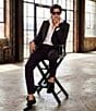 Murano Collezione Alex Slim Fit Performance Bi-Stretch Solid Suit Separates Flat Front Dress Pants - Image 6