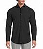 Murano Collezione Athletic Fit Textured Stretch Long Sleeve Woven Shirt - Image 6