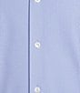 Murano Collezione Canclini Athletic Fit Micro Geometric Pattern Long Sleeve Techno Woven Shirt - Image 4