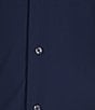 Murano Collezione Canclini Athletic Fit Solid Long-Sleeve Techno Woven Shirt - Image 4