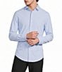 Murano Collezione Canclini Slim-Fit Solid Long-Sleeve Techno Woven Shirt - Image 1