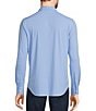 Color:Light Blue - Image 2 - Collezione Canclini Slim-Fit Solid Long-Sleeve Techno Woven Shirt