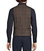 Murano Collezione Coordinating Double Breasted Plaid Suit Separates Vest - Image 2