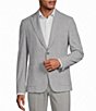 Murano Collezione Coordinating Slim Fit Glen Plaid Knit Travel Suit Separates Blazer - Image 5