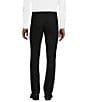 Color:Black - Image 2 - Collezione Evan Extra Slim-Fit Performance Bi-Stretch Suit Separates Wool Blend Flat-Front Dress Pants