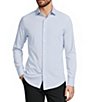 Murano Collezione Slim Fit Dot Pattern Long Sleeve Woven Shirt - Image 1