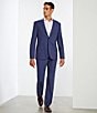 Murano Collezione Slim-Fit Performance Bi-Stretch Wool Blend Suit Separates Blazer, Color:Blue - Image 4