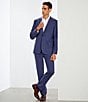 Murano Collezione Slim-Fit Performance Bi-Stretch Wool Blend Suit Separates Blazer, Color:Blue - Image 6