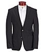 Color:Black - Image 1 - Collezione Slim-Fit Performance Bi-Stretch Wool Blend Suit Separates Blazer