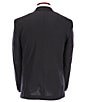 Color:Black - Image 2 - Collezione Slim-Fit Performance Bi-Stretch Wool Blend Suit Separates Blazer