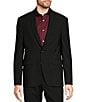 Color:Black - Image 1 - Collezione Slim Fit Performance Bi-Stretch Wool Blend Suit Separates Blazer
