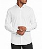 Murano Collezione Slim Fit Solid Albini Long Sleeve Woven Shirt - Image 1