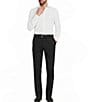 Murano Collezione Coordinating Zac Classic Fit Wool Bi-Stretch Solid Suit Separates Dress Pants - Image 3