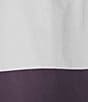 Murano Color Block Sateen Long Sleeve Woven Shirt, Color:Lilac Hint - Image 4