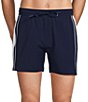 Murano Color Blocked Solid 5#double; Swim Trunks - Image 1