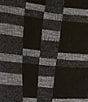 Murano Colorblock Crew Length Socks, Color:Black - Image 2