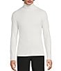 Murano Comfortable Lux Ribbed Turtleneck, Color:Cream - Image 1