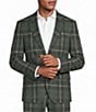 Murano Coordinating Slim Fit Plaid Suit Separates Jacket - Image 1