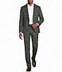 Murano Coordinating Slim Fit Plaid Suit Separates Jacket - Image 3
